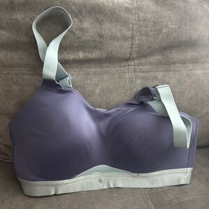 ThirdLove Purple and Gray Seamless Bra with Supportive Straps